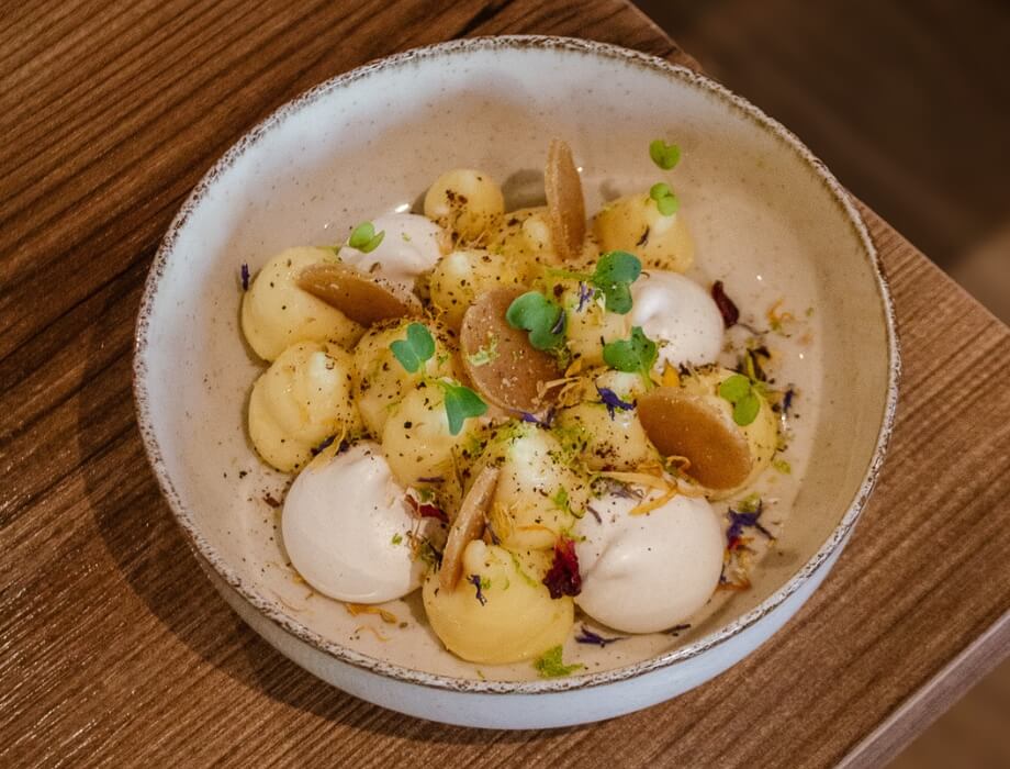 tarte au citron destructurée